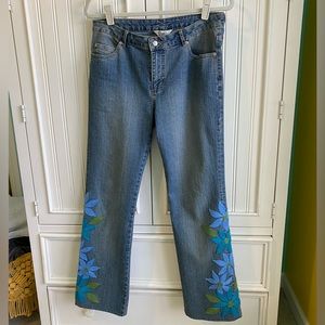 Vintage flower pants.